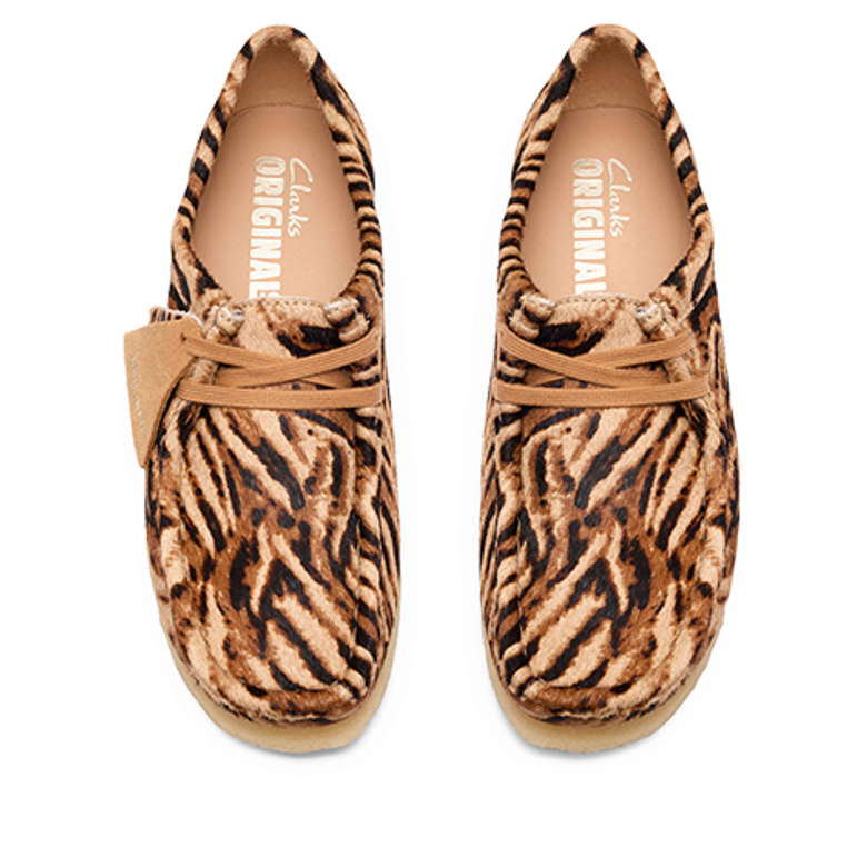 Clarks Wallabee 26185595 4 Schnürschuhe in beige