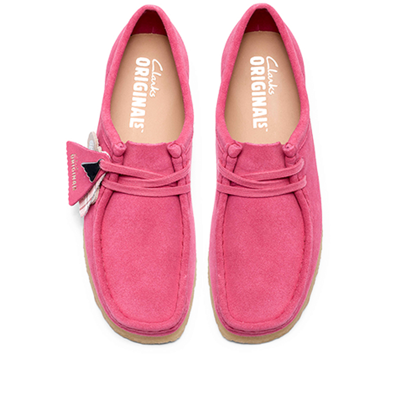 Clarks Wallabee 26186511 4 Schnürschuhe in rose