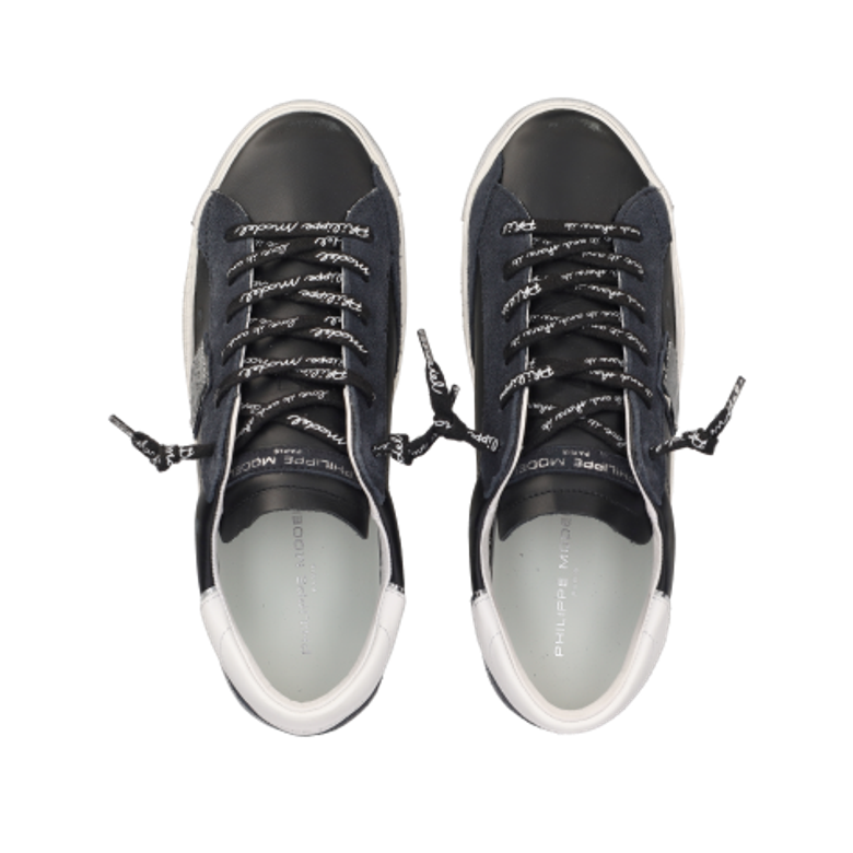 Philippe Model PRSX LOW Sneaker in schwarz