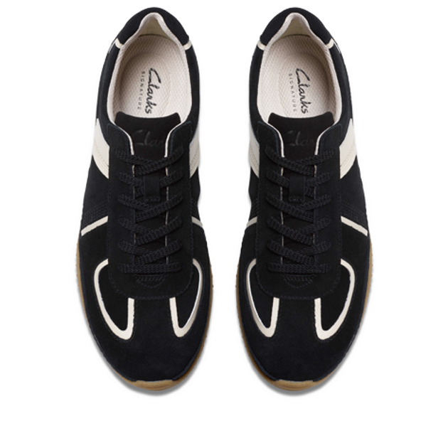 Clarks Meridor Lo 26183162 4 Sneaker in schwarz