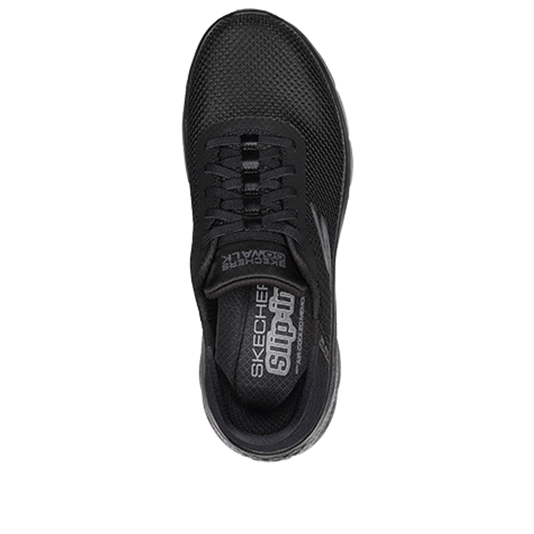 Skechers 124836 BBK GO WALK FLEX Sneaker in schwarz