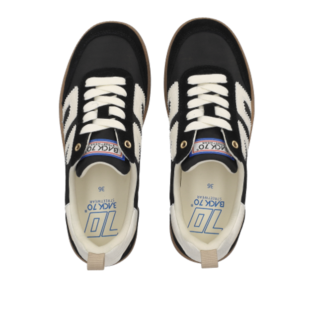 BACK 70 108007-000004 GHOST N04 Sneaker in schwarz