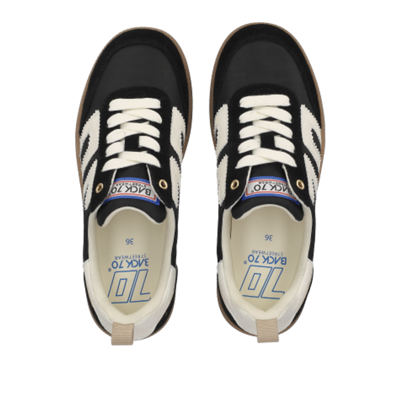 BACK 70 108007-000004 GHOST N04 Sneaker in schwarz