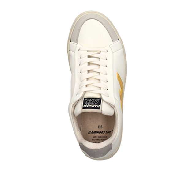 Flamingos' Life CLASSIC 70’s OFF WHITE LEMON CLOUD GREY Sneaker in weiß