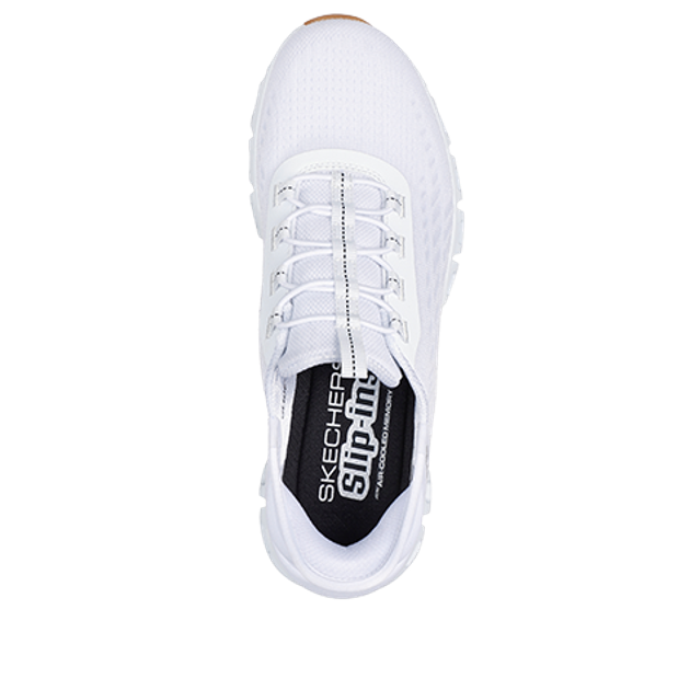 Skechers 104574 WBK GLIDE STEP Sneaker in weiß