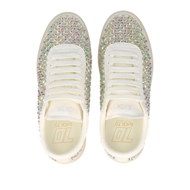 BACK 70 108001-001219 STRASS 61 Sneaker in silber