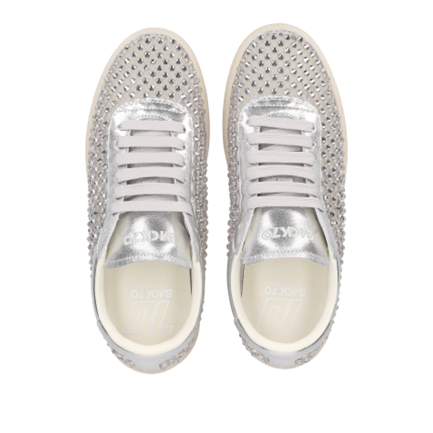 BACK 70 STRASS BIG SMART Sneaker in silber