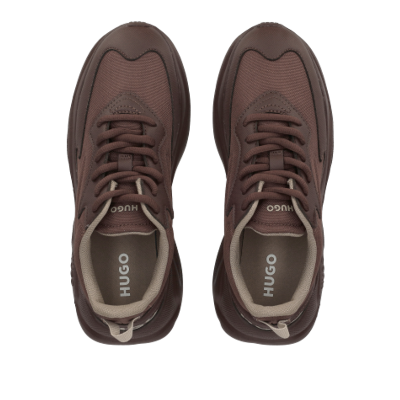 HUGO Leon_runn Sneaker in braun