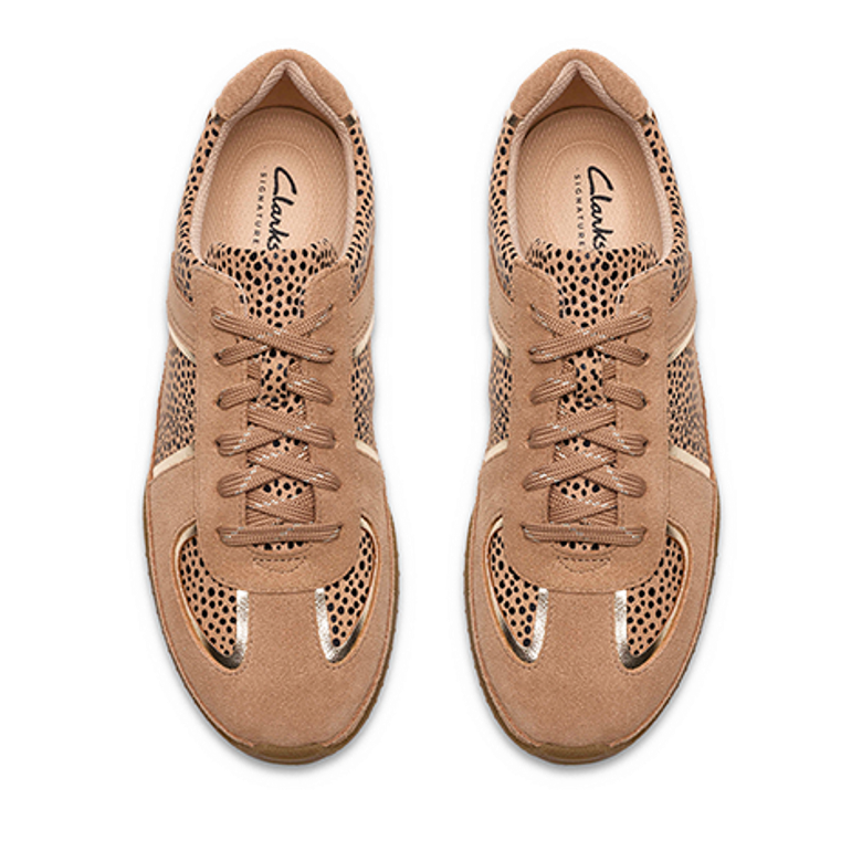 Clarks Meridor Lo 26186007 4 Sneaker in beige