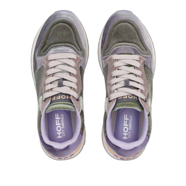 THE HOFF BRAND 22402020 CITY VELVET EMERALD Sneaker in bunt