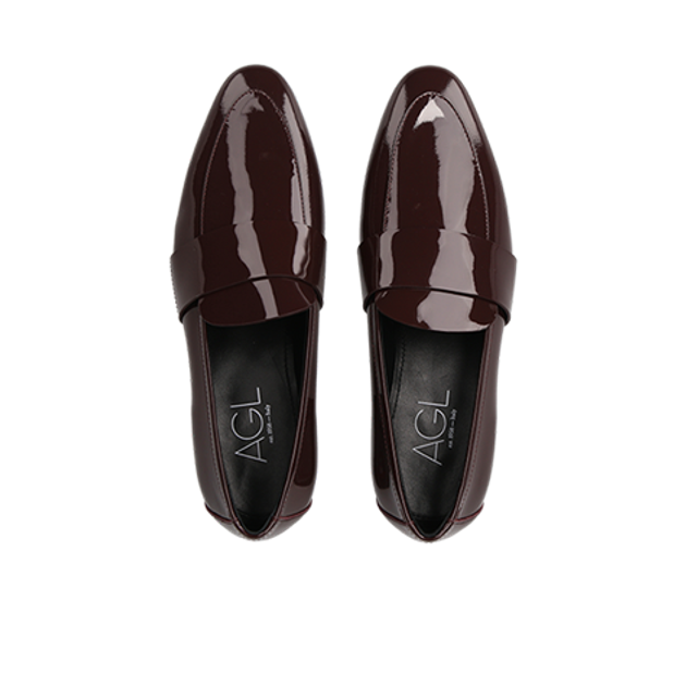 AGL COSTANZA MOC Slipper & Mokassin in rot