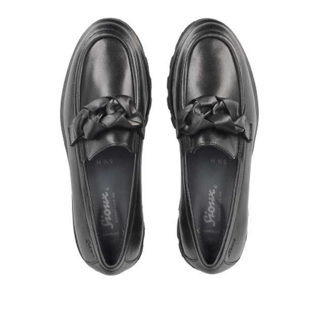 Sioux 69646 MEREDIR-727-H Slipper & Mokassin in schwarz