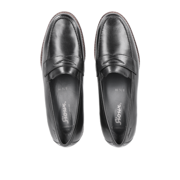 Sioux 66534 MEREDITH-709-H Slipper & Mokassin in schwarz