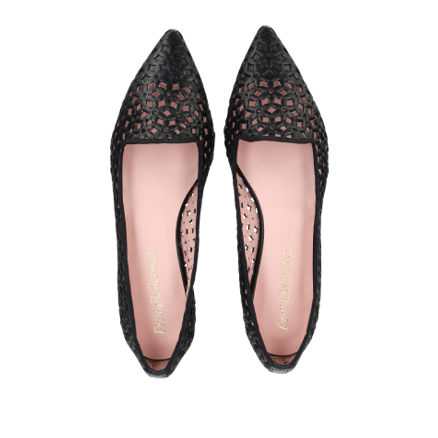 Pretty Ballerinas 53.011 COTON NEGRO Slipper & Mokassin in schwarz