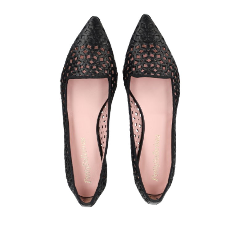 Pretty Ballerinas 53.011 COTON NEGRO Slipper & Mokassin in schwarz