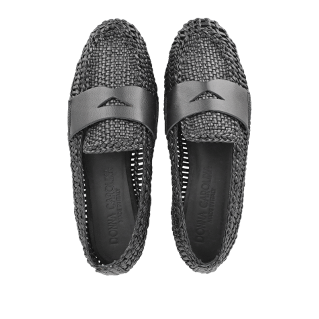 Donna Carolina CAPRI BRAID 57.135.471-001 Slipper & Mokassin in schwarz