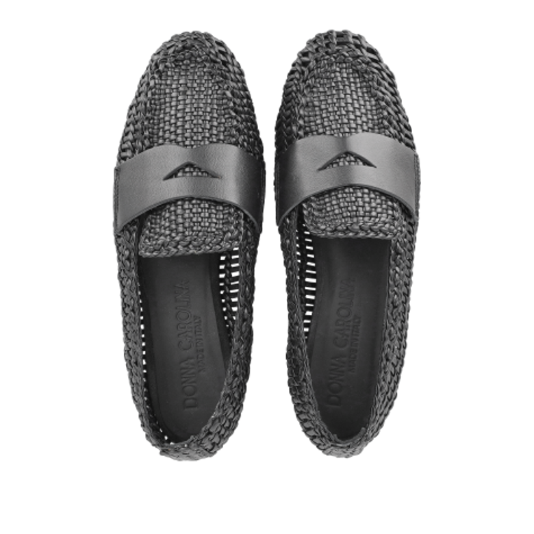 Donna Carolina CAPRI BRAID 57.135.471-001 Slipper & Mokassin in schwarz