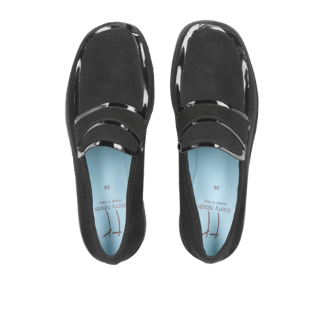 Thierry Rabotin TANDENMAUS Slipper & Mokassin in schwarz
