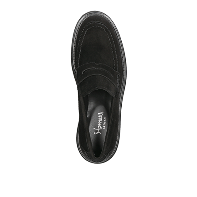 Homers 20864 GRENO Slipper & Mokassin in schwarz
