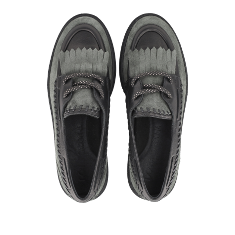 Donna Carolina KILLIA ELBA SILK PINO 58.732.129-003 Slipper & Mokassin in schwarz