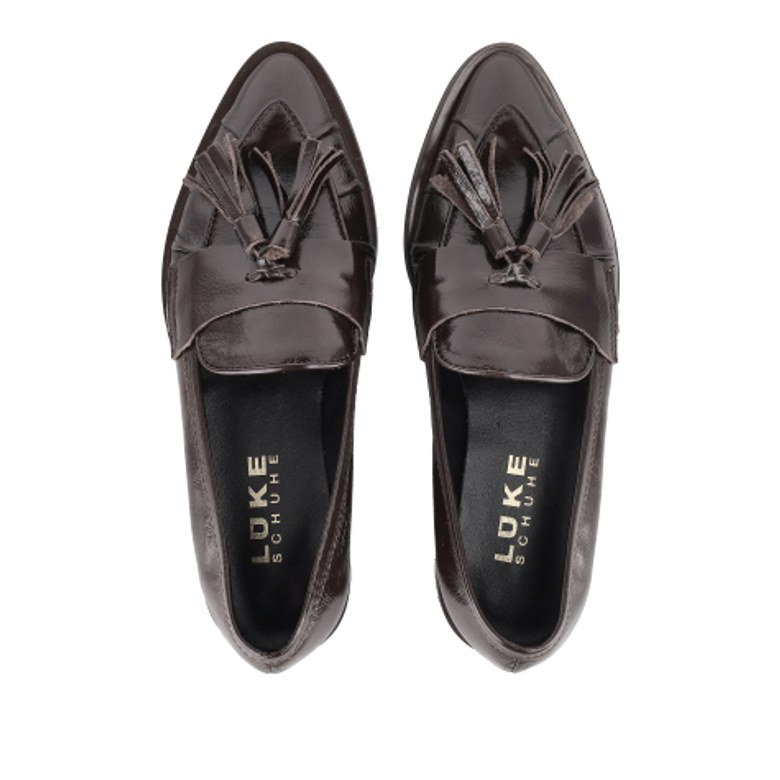Lüke Schuhe VALERIA MORO Slipper & Mokassin in braun