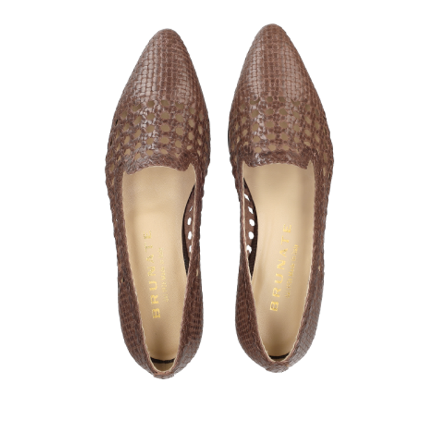 Brunate 19511 caffe Slipper & Mokassin in braun