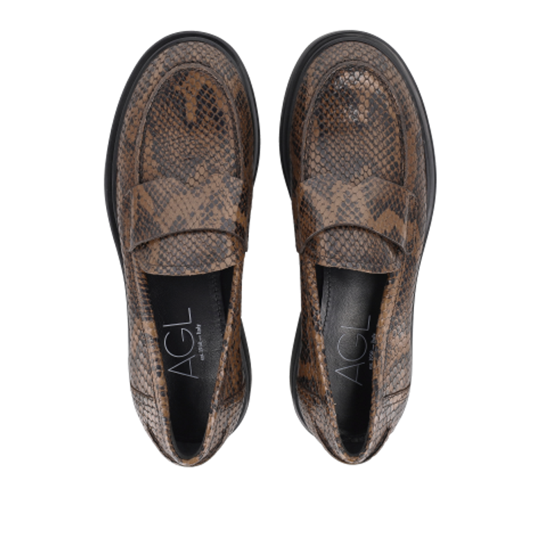 AGL D835041PGMIBIA0716 Slipper & Mokassin in braun
