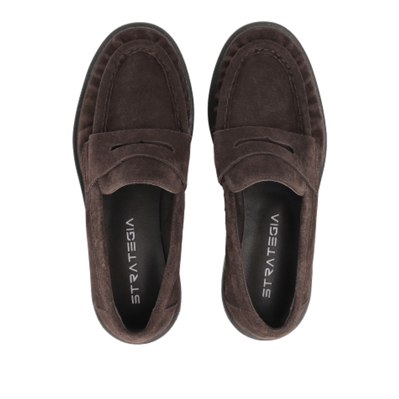 Strategia A5840 EBANO Slipper & Mokassin in braun