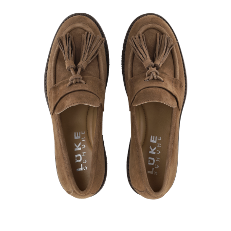 Lüke Schuhe 254 MARRONE Slipper & Mokassin in braun