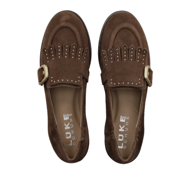 Lüke Schuhe 344B SIGARO Slipper & Mokassin in braun
