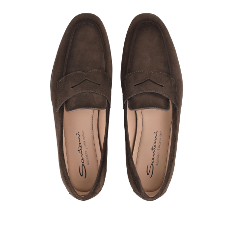 Santoni NEW CARLA Slipper & Mokassin in braun