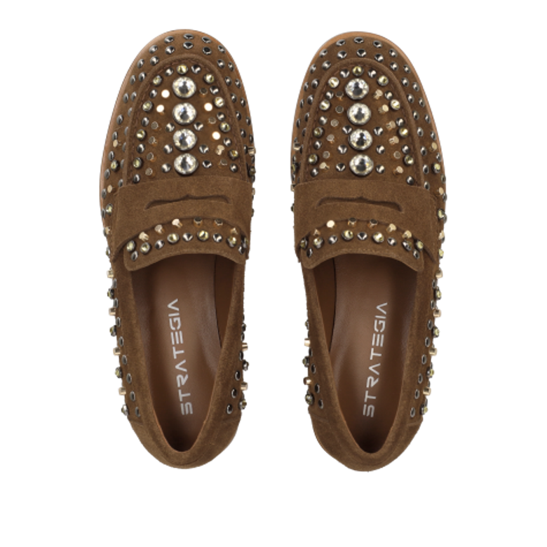 Strategia A-6109 VSA Slipper & Mokassin in braun