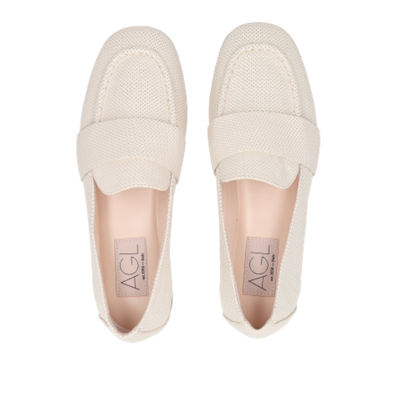 Attilio Giusti Leombruni MARA SPRING Slipper & Mokassin in beige