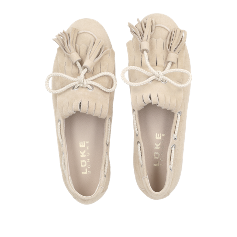 Lüke Schuhe MICHELA CAMEL Slipper & Mokassin in beige