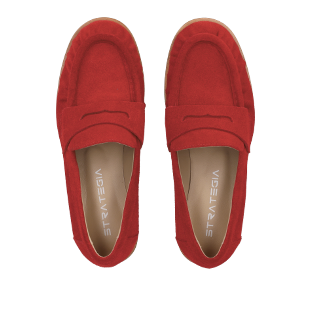 Strategia A-6101 VRA Slipper & Mokassin in rot