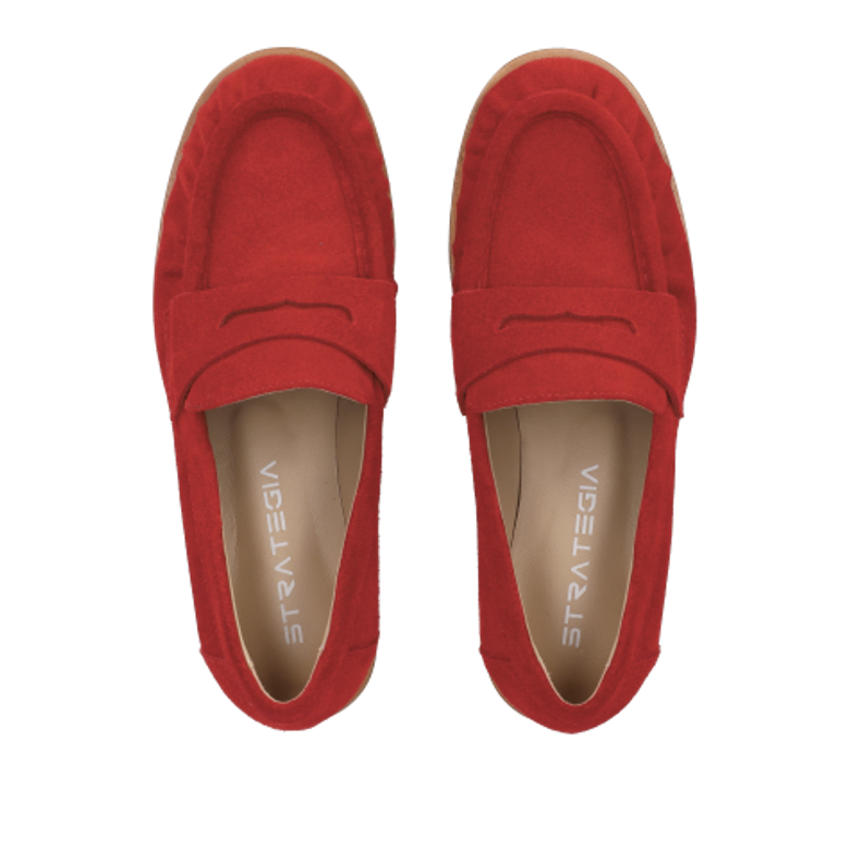 Strategia A-6101 VRA Slipper & Mokassin in rot