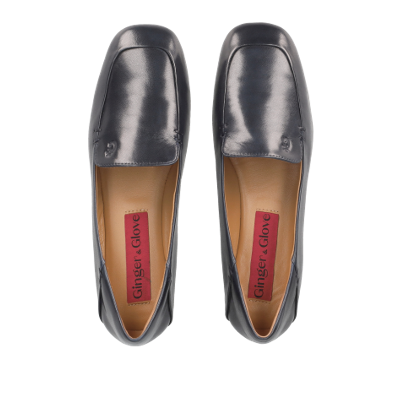 Ginger & Glove G&316 Slipper & Mokassin in blau