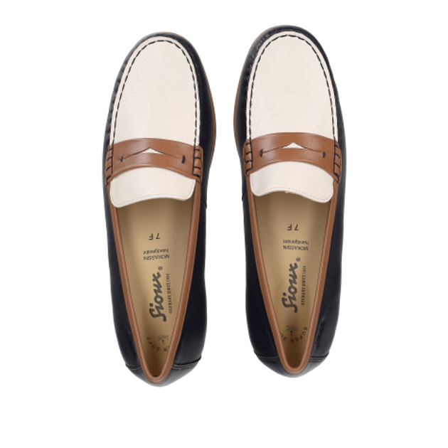 Sioux 4141902 ROSIKENA-700 Slipper & Mokassin in blau