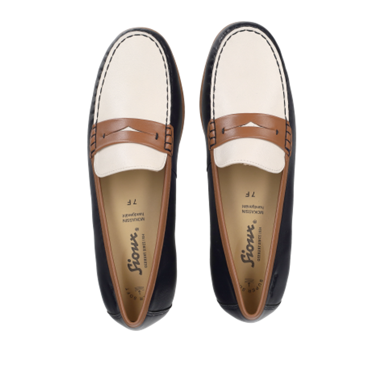 Sioux 4141902 ROSIKENA-700 Slipper & Mokassin in blau