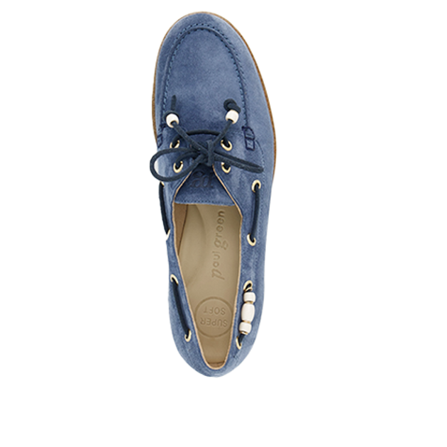 Paul Green 1214-039 Slipper & Mokassin in blau