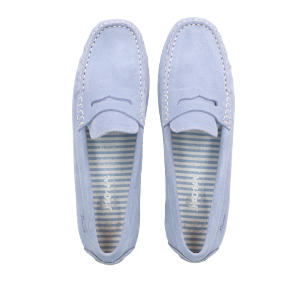 Sioux 40332 CARMONA-700 Slipper & Mokassin in blau