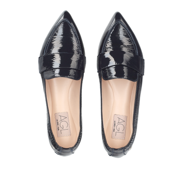 AGL SOFTY MOC Slipper & Mokassin in blau