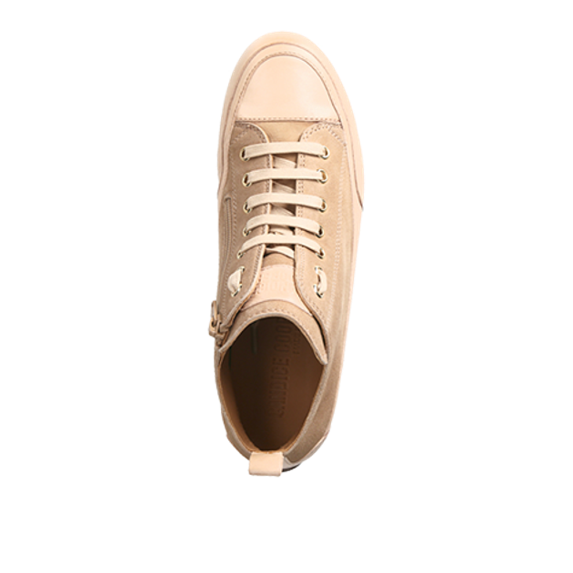 Candice Cooper Mid Beige Sneaker in beige