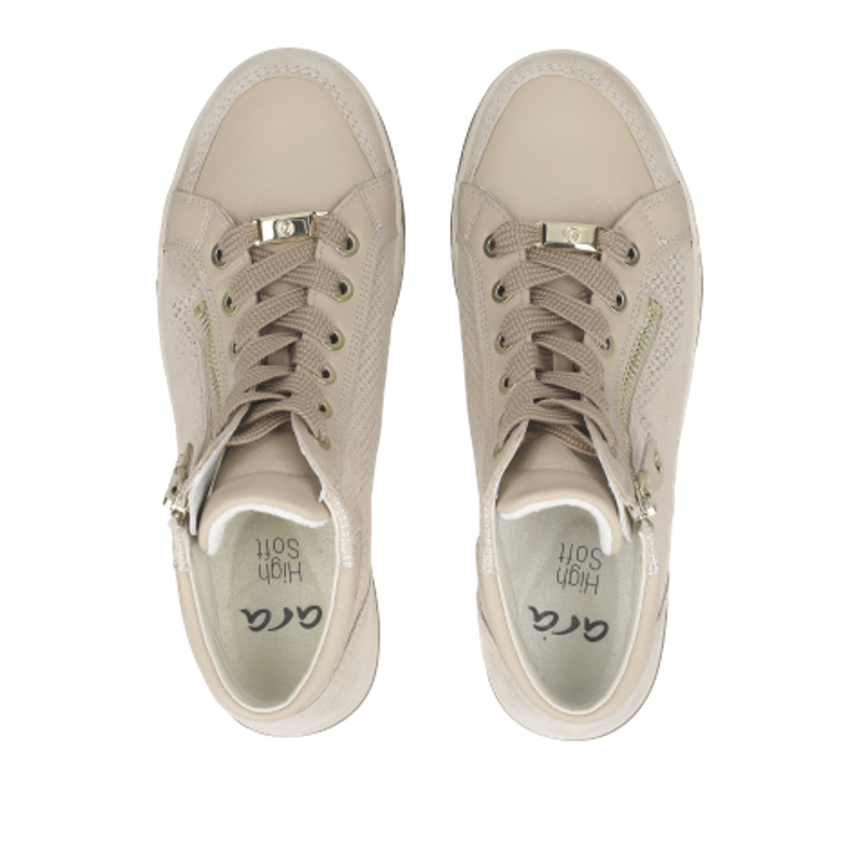 Ara 24499-25 ROM-ST-HIGH-SOFT Sneaker in metallic