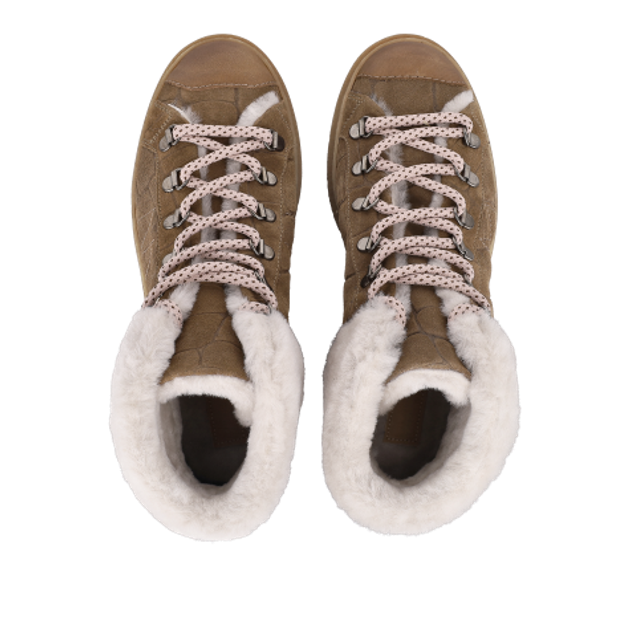 Donna Carolina KILLIA FLUFF CROCCO NOCE 58.732.186P-001 Warmfutter in braun