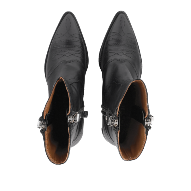 A.S.98 B84205 0001 NERO+ARGENTO Stiefeletten in schwarz