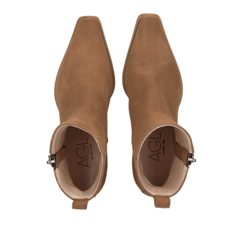 AGL ABIGAIL ZIP C Stiefeletten in braun