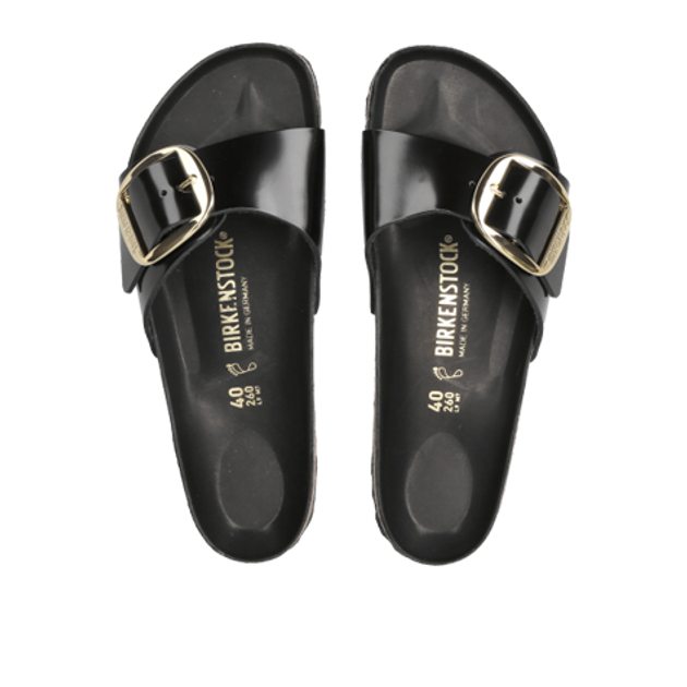 Birkenstock MADRID BIG BUCKLE Sandaletten in schwarz