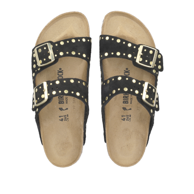 Birkenstock 1030348 ARIZONA RIVET Sandaletten in schwarz