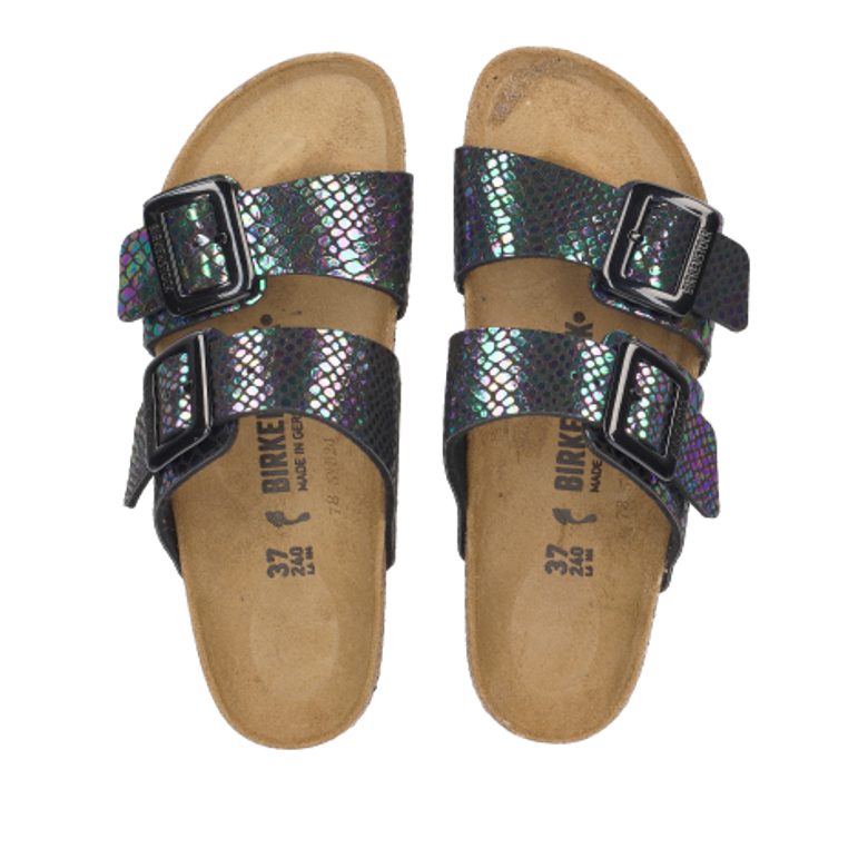 Birkenstock 1030932 SYDNEY CUSHION BUCKLE Sandaletten in schwarz